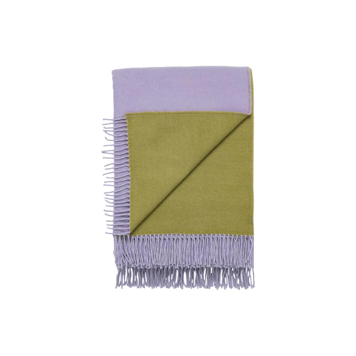 Discount Iittala Play plaid, lilla/oliven