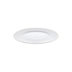 Online Pillivuyt Plissé tallerken Ø 22 cm, hvid/guld