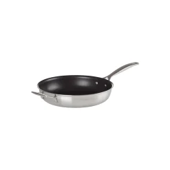 Outlet Le Creuset 3-PLY stegepande med Non-Stick belægning og hjælpehåndtag Ø 28 cm