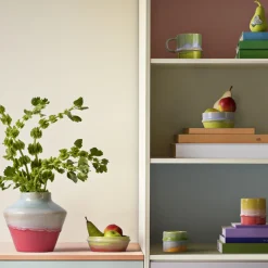 Kähler Poppery Pære med natsværmer figur, apple green/mint><noscript><img width=