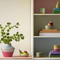 Kähler Poppery Skål, mint/apple green/pink> Skåle & Fade