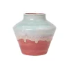 Kähler Poppery vase, mint/pink> Vaser