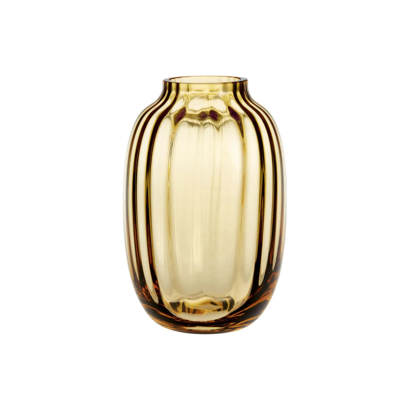 Hot Holmegaard Primula vase, amber