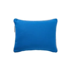 New Lexington Pude i økologisk bomuldslærred med marineliv, blue/white