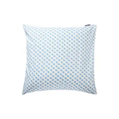 Lexington Pudebetræk i bomuldspoplin med hvidt og blåt print af skaller, white/blue> Sengetøj