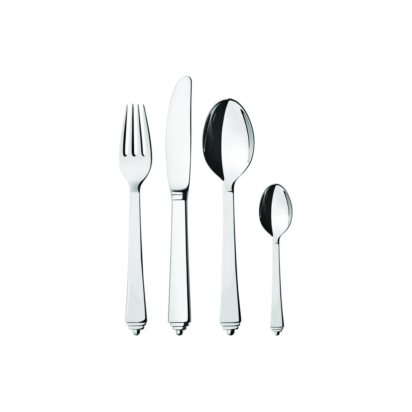 Georg Jensen Pyramide bestiksæt 16 dele> Bestik