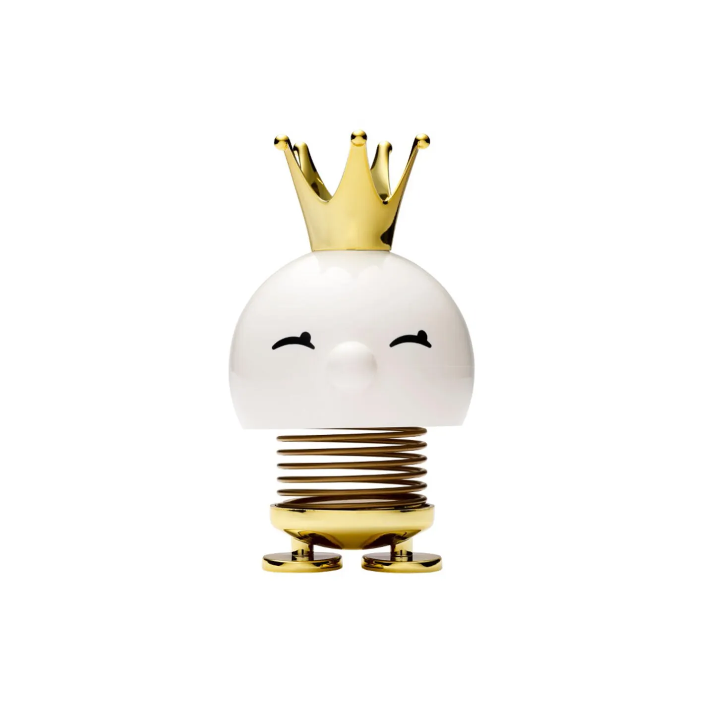 Hoptimist Queen, white> Figurer & Glaskunst