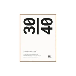 Paper Collective Ramme, dark oak> Plakater & Rammer