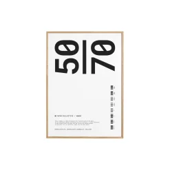 Paper Collective Ramme, oak> Plakater & Rammer