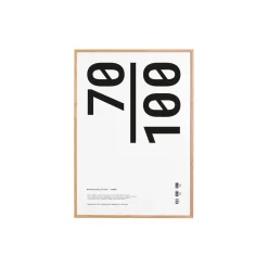 Paper Collective Ramme, oak> Plakater & Rammer