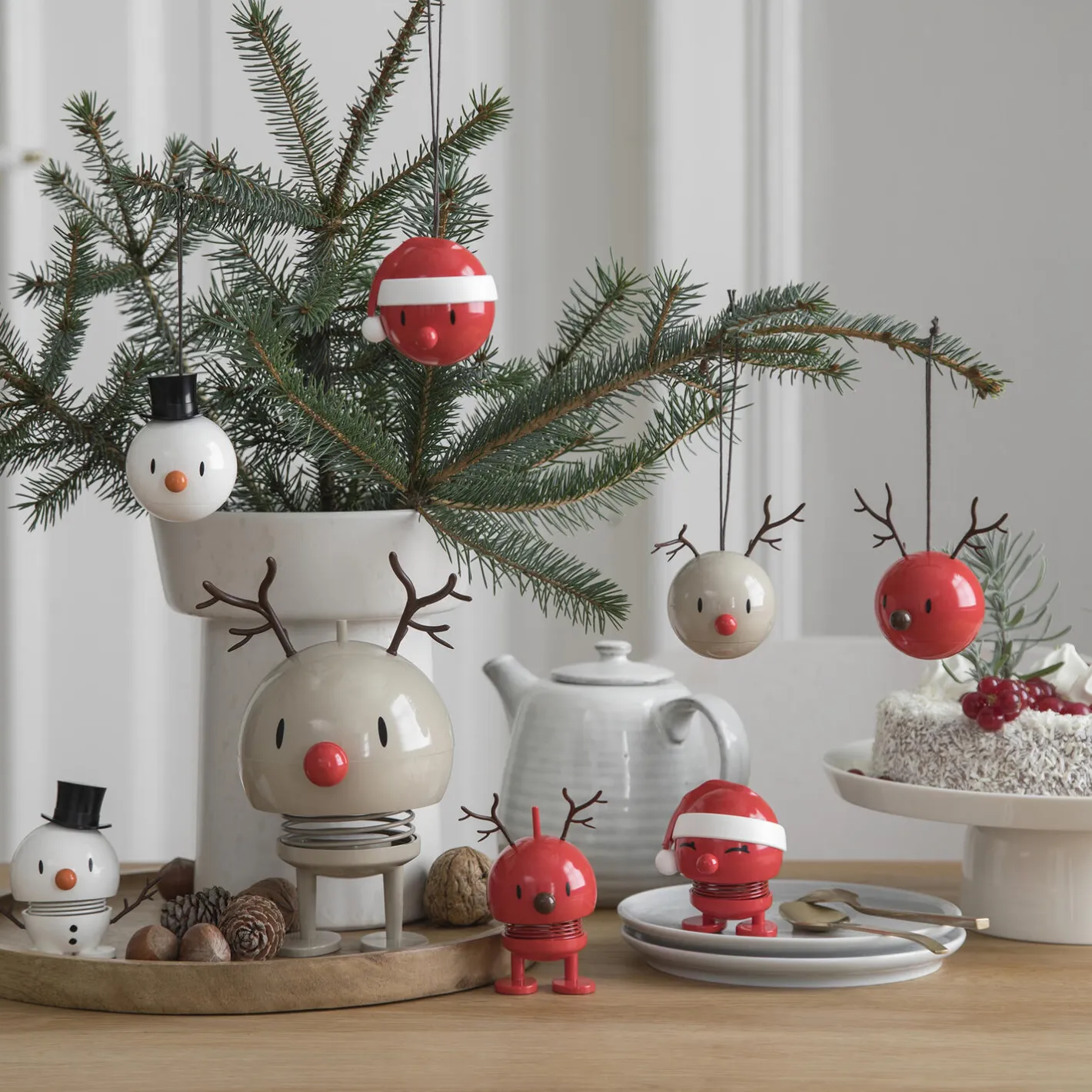 Hoptimist Reindeer Bumble, red> Figurer & Glaskunst