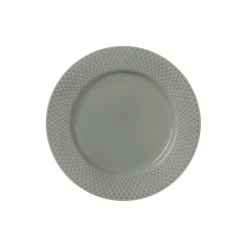 New Lyngby Porcelæn Rhombe Earth Frokosttallerken Ø 21 cm, moss