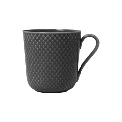 Lyngby Porcelæn Rhombe Earth Krus med hank,> Kopper & Krus