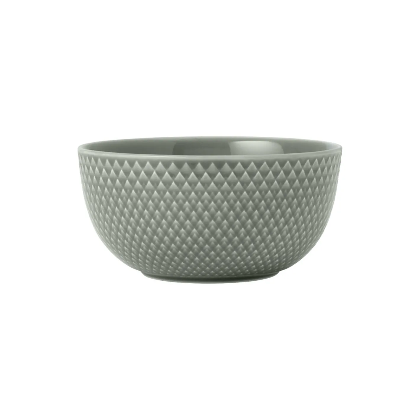 Lyngby Porcelæn Rhombe Earth Skål, moss> Skåle & Fade