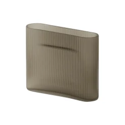 Discount Muuto Ridge Vase, /frosted glass taupe