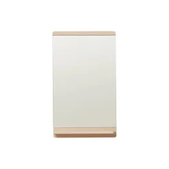 Clearance Form & Refine Rim Wall Mirror 68, white oiled oak