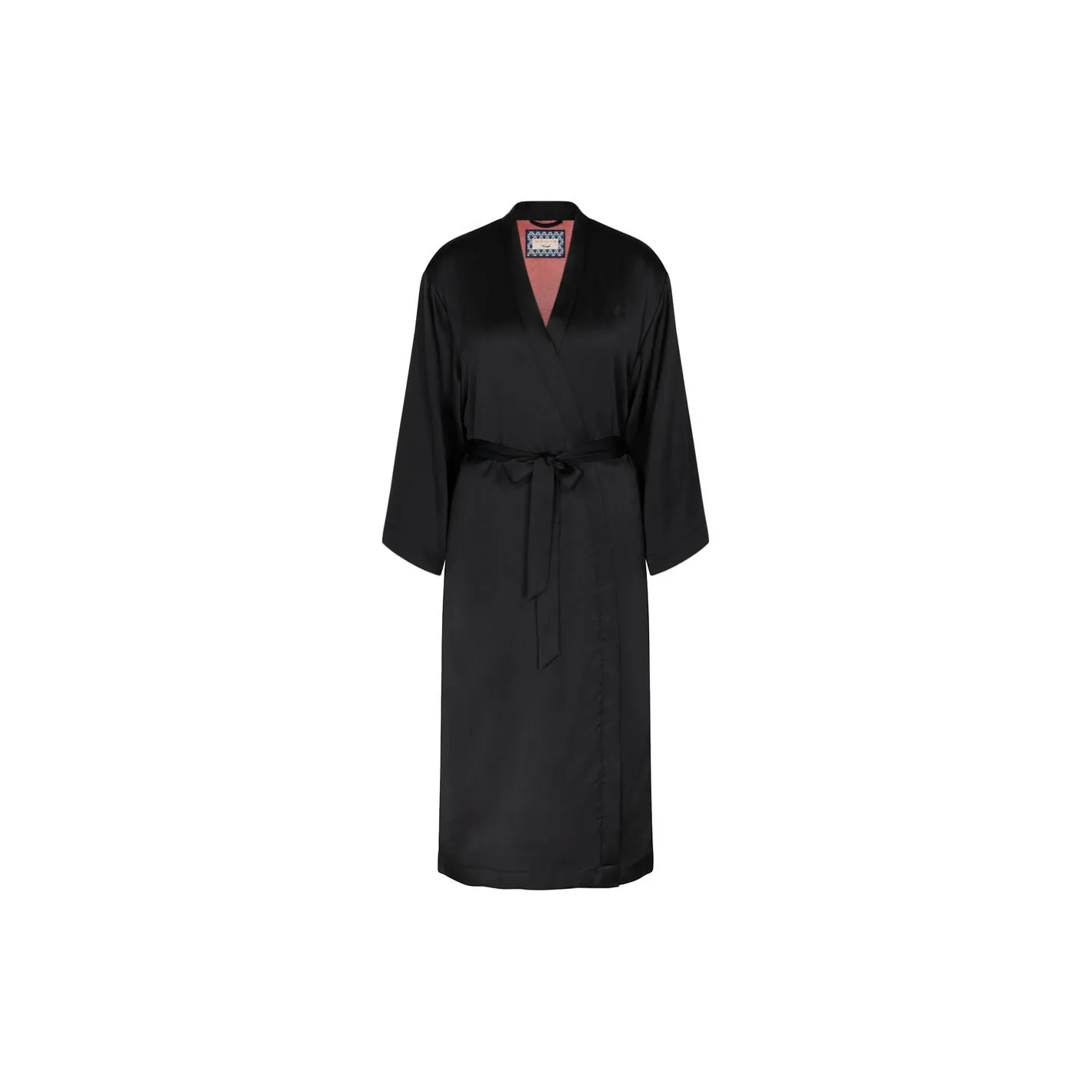 Triumph Robes Satin Robe 01, black>Dame Nattøj & Loungewear|Badekåber