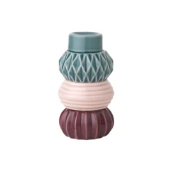 Dottir Nordic Design Samsurium Candlestack lysestage, mørk blå/pudder/aubergine> Lysestager