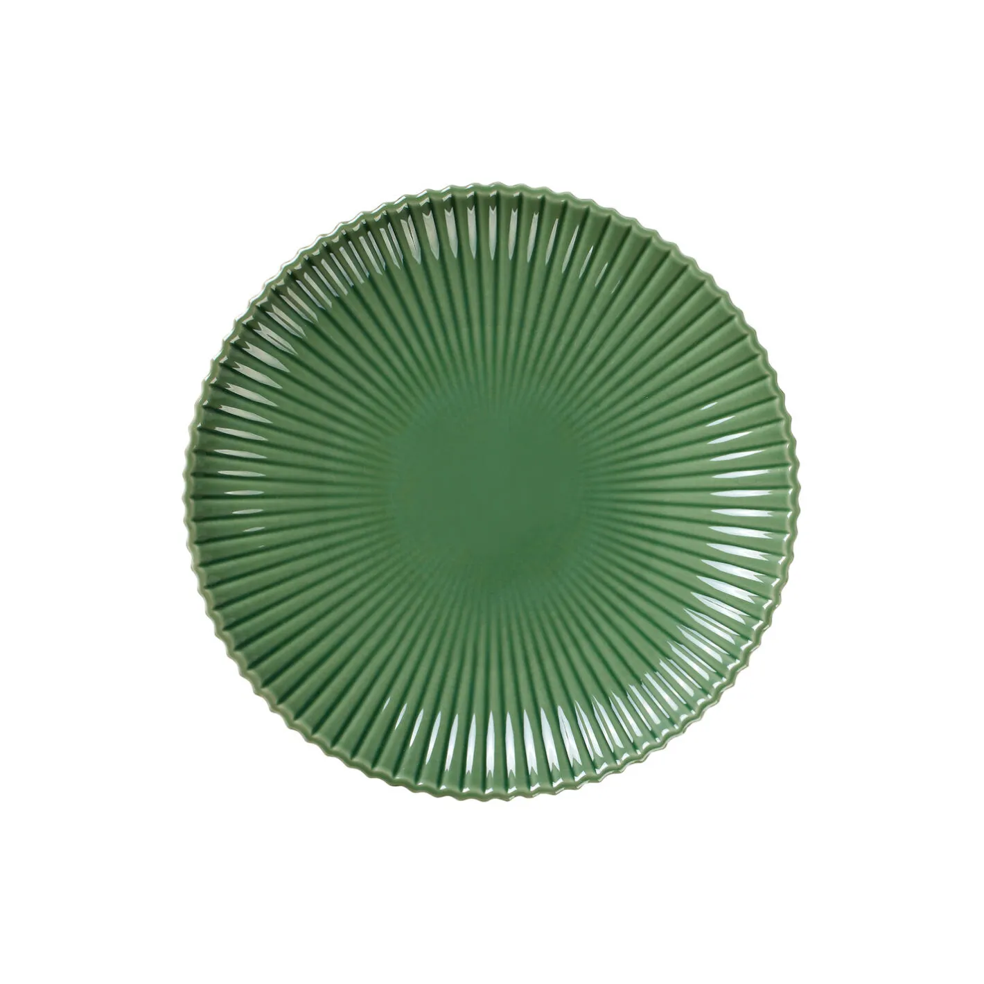 Clearance Dottir Nordic Design Samsurium Plate middagstallerken Ø 27 cm, green