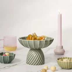 Dottir Nordic Design Samsurium sæt af 2 mini skåle, wasabi & spruce> Skåle, Bakker & Fade