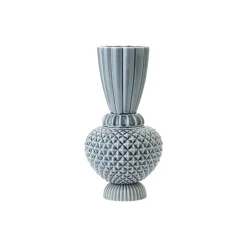 Best Dottir Nordic Design Samusrium Jumbobell vase, blå/grå