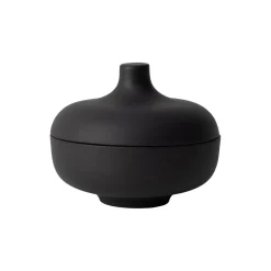 Online Design House Stockholm Sand Secrets Medium Bowl, black clay