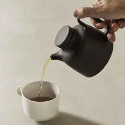 Discount Design House Stockholm Sand Secrets Tea Pot, black clay