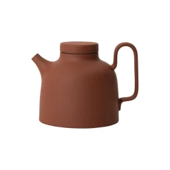 Hot Design House Stockholm Sand Secrets Tea Pot, red clay