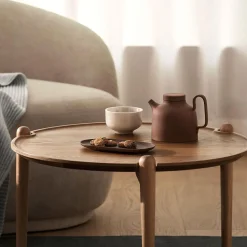 Hot Design House Stockholm Sand Secrets Tea Pot, red clay