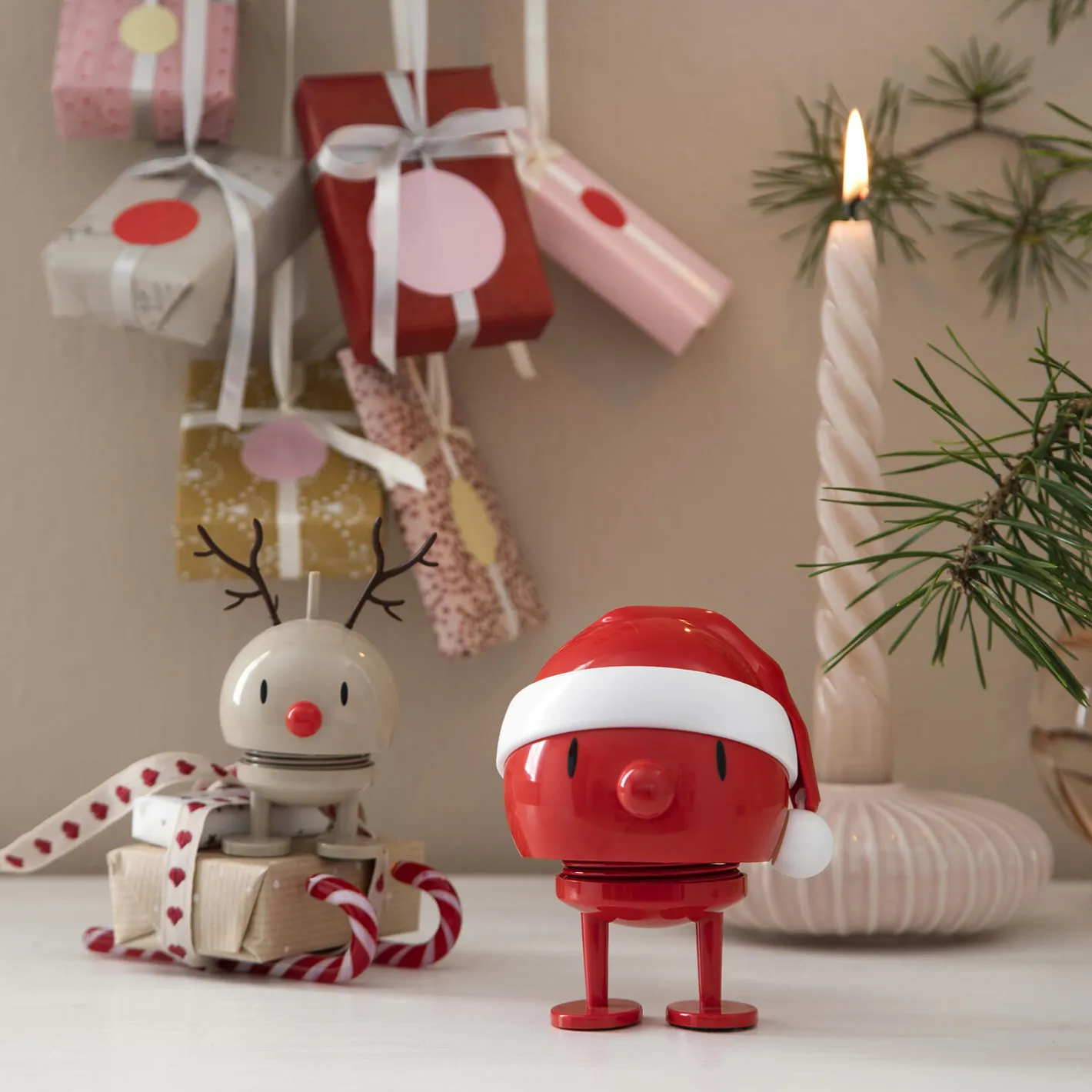 Best Hoptimist Santa Bumble, red