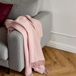 Silkeborg Uldspinderi Secret plaid, 02210 blush/rosa