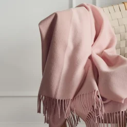 Silkeborg Uldspinderi Secret plaid, 02210 blush/rosa