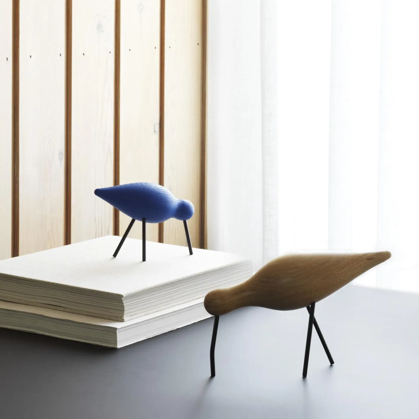Normann Copenhagen Shorebird, blue> Figurer & Glaskunst