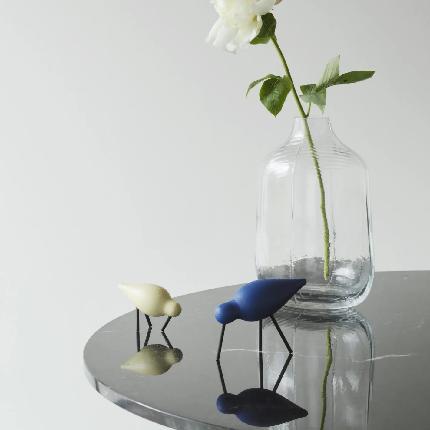 Normann Copenhagen Shorebird, blue> Figurer & Glaskunst