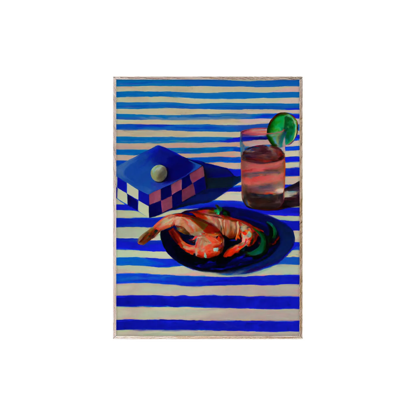 Paper Collective Shrimp & Stripes plakat> Plakater & Rammer