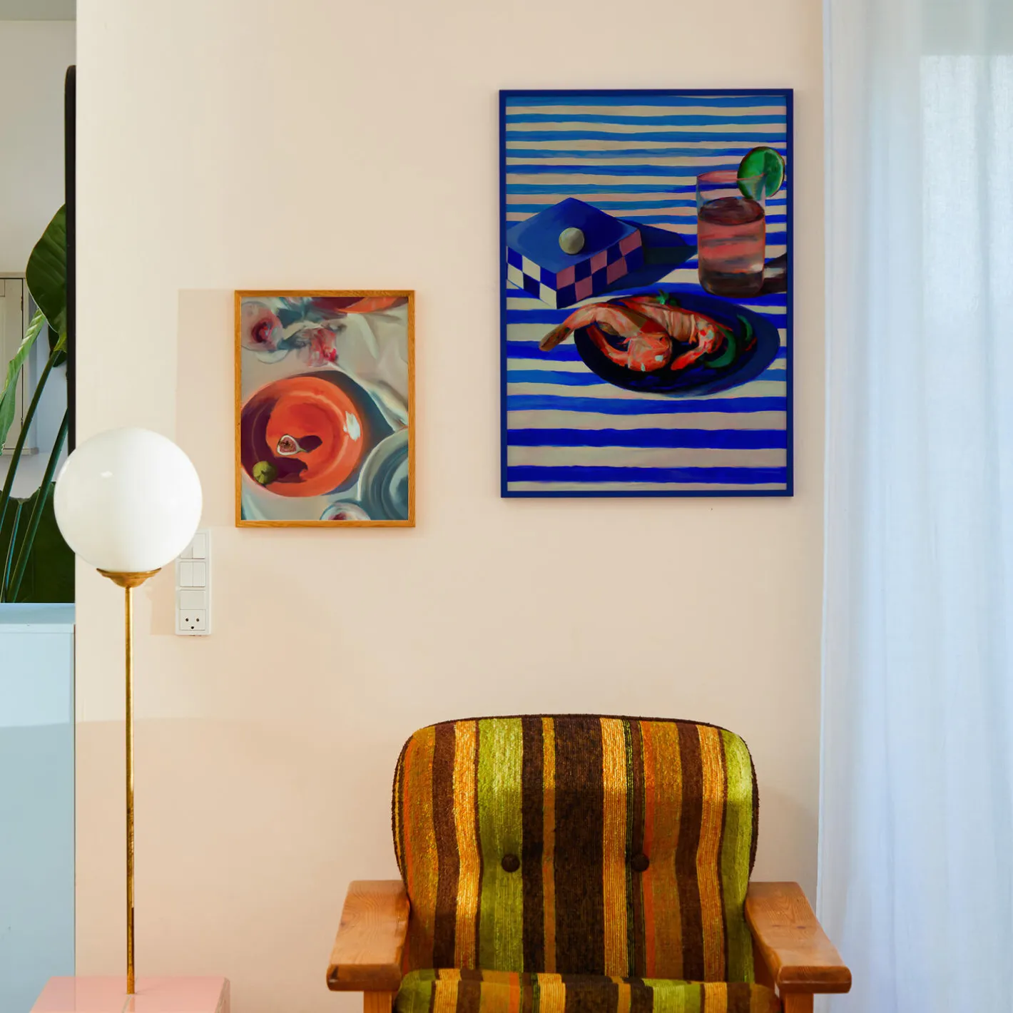 Paper Collective Shrimp & Stripes plakat> Plakater & Rammer