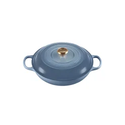 Outlet Le Creuset Signature Buffetgryde 30 cm, chambray