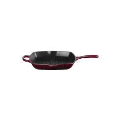 Discount Le Creuset Signature Kvadratisk grillpande, garnet