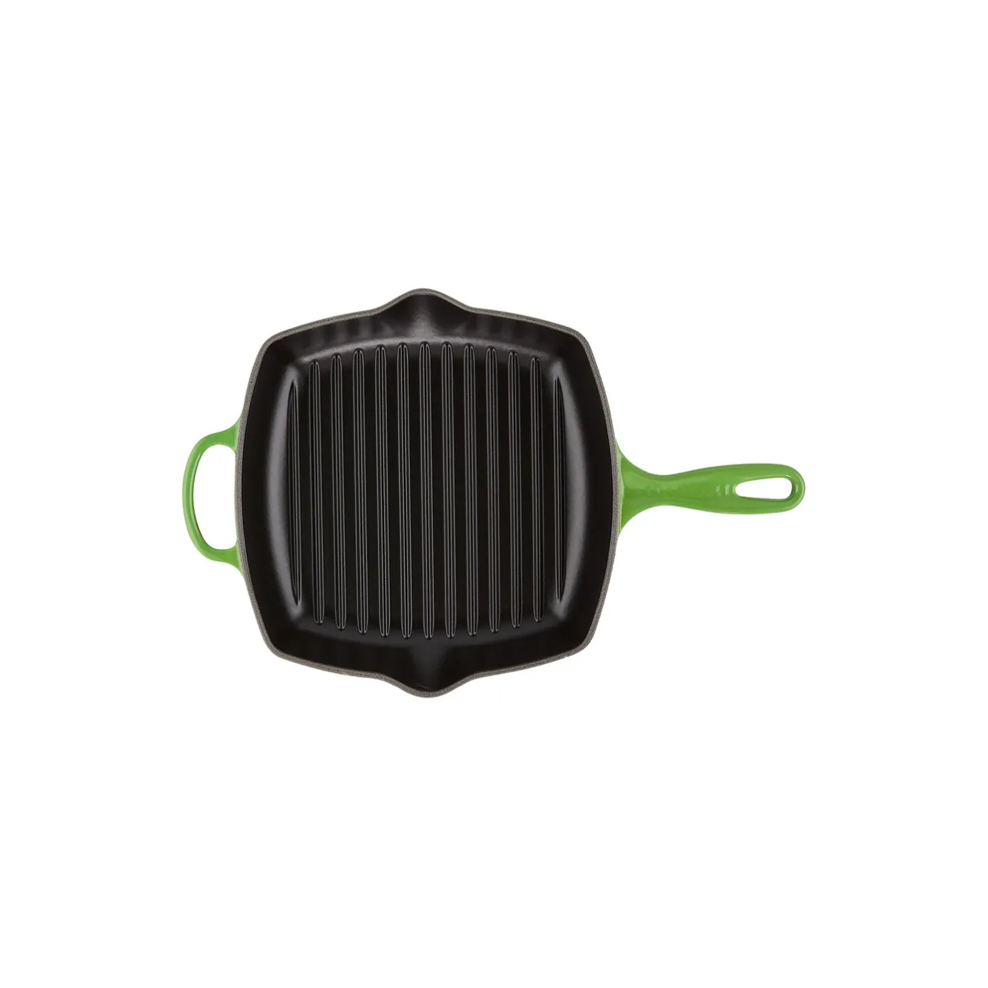 Online Le Creuset Signature Kvadratisk grillpande, bamboo green