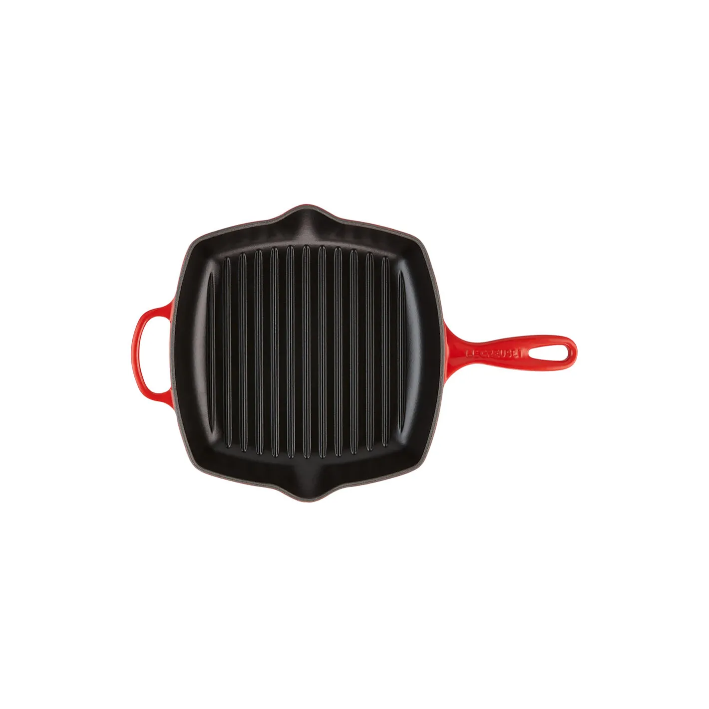 Online Le Creuset Signature Kvadratisk grillpande, cerise