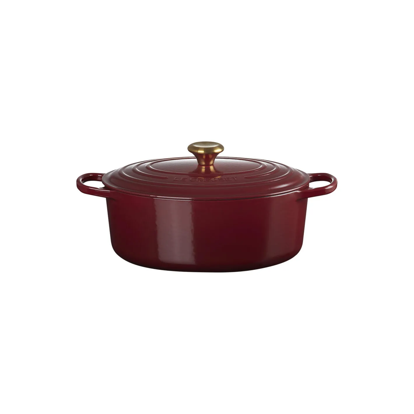 Le Creuset Signature oval gryde 6,3 L, garnet garnet, garnet, garnet