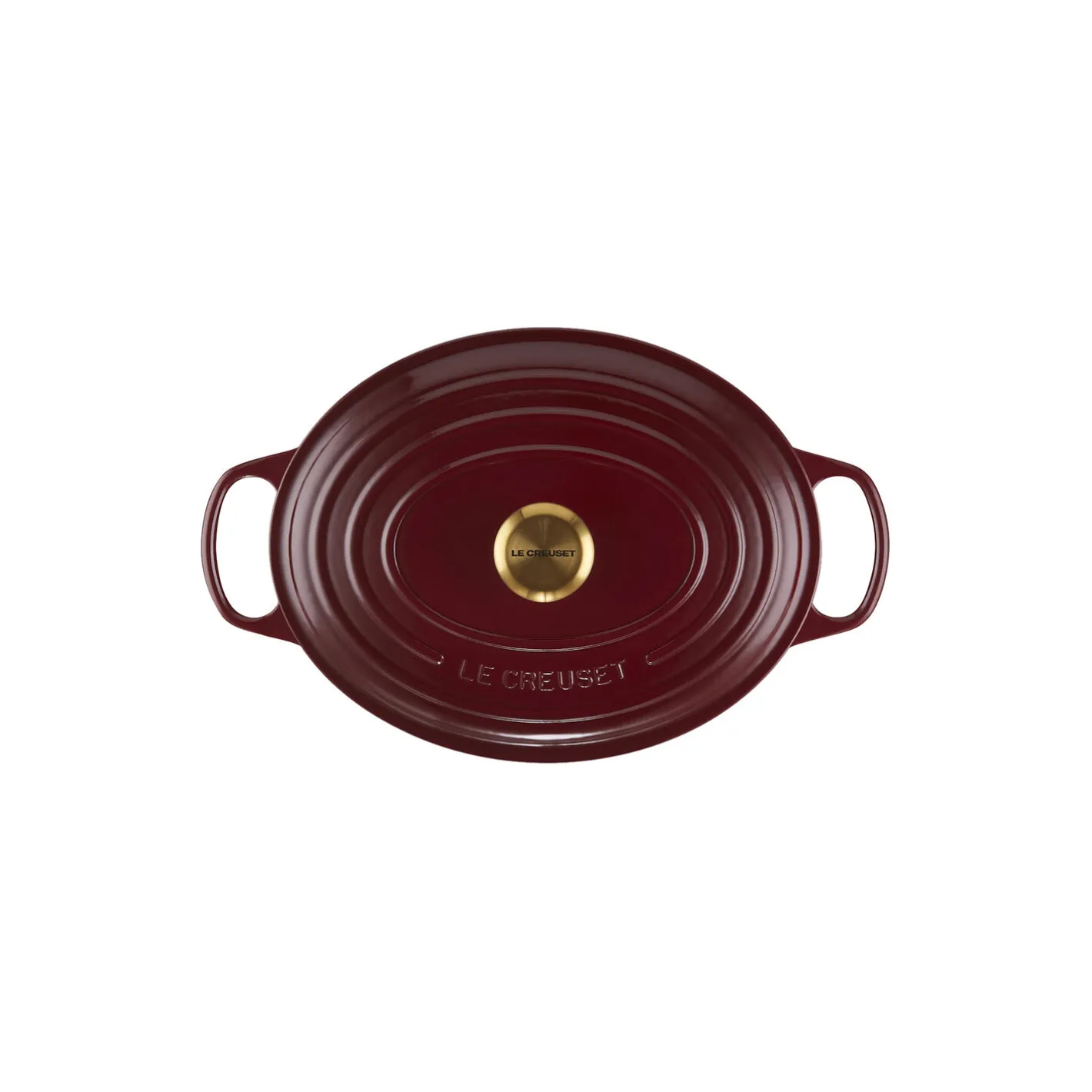Le Creuset Signature oval gryde 6,3 L, garnet garnet, garnet, garnet
