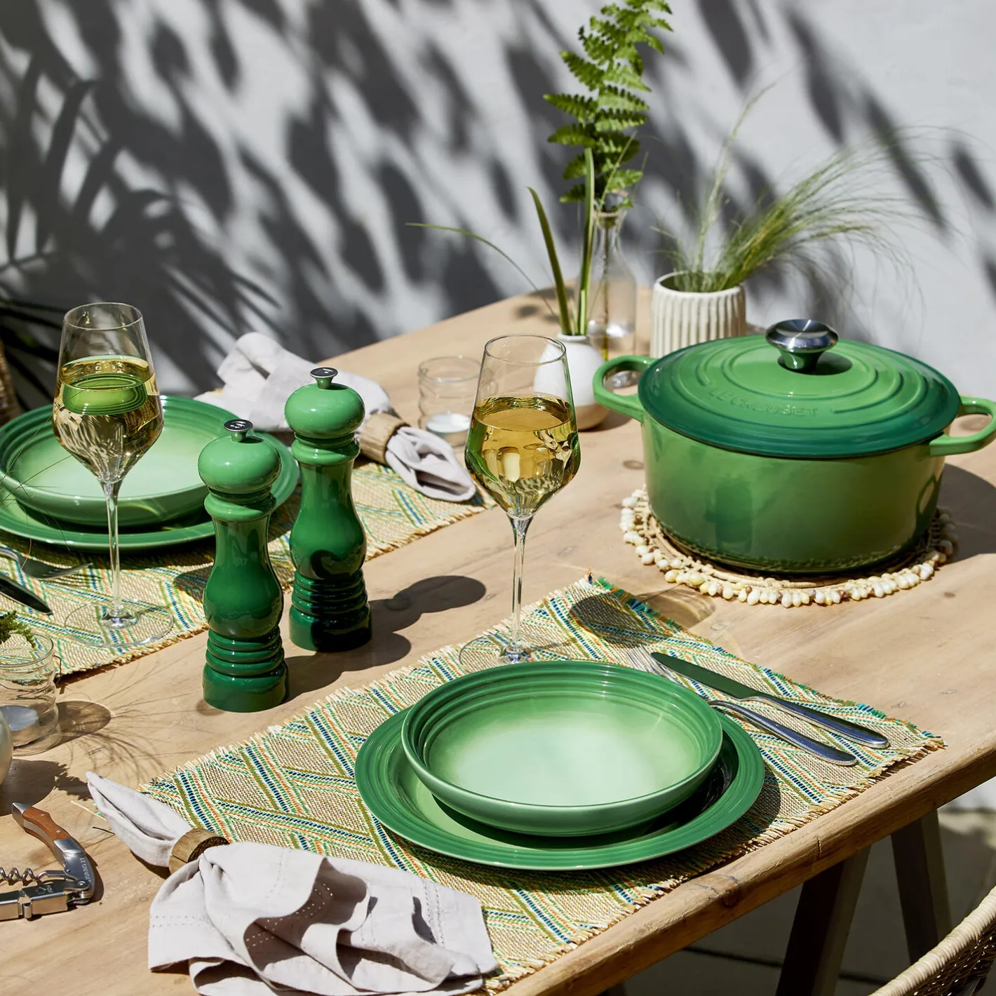 Clearance Le Creuset Signature Pastatallerken 22 cm, bamboo green