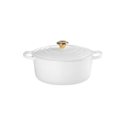 Discount Le Creuset Signature rund gryde Ø 28 cm, white