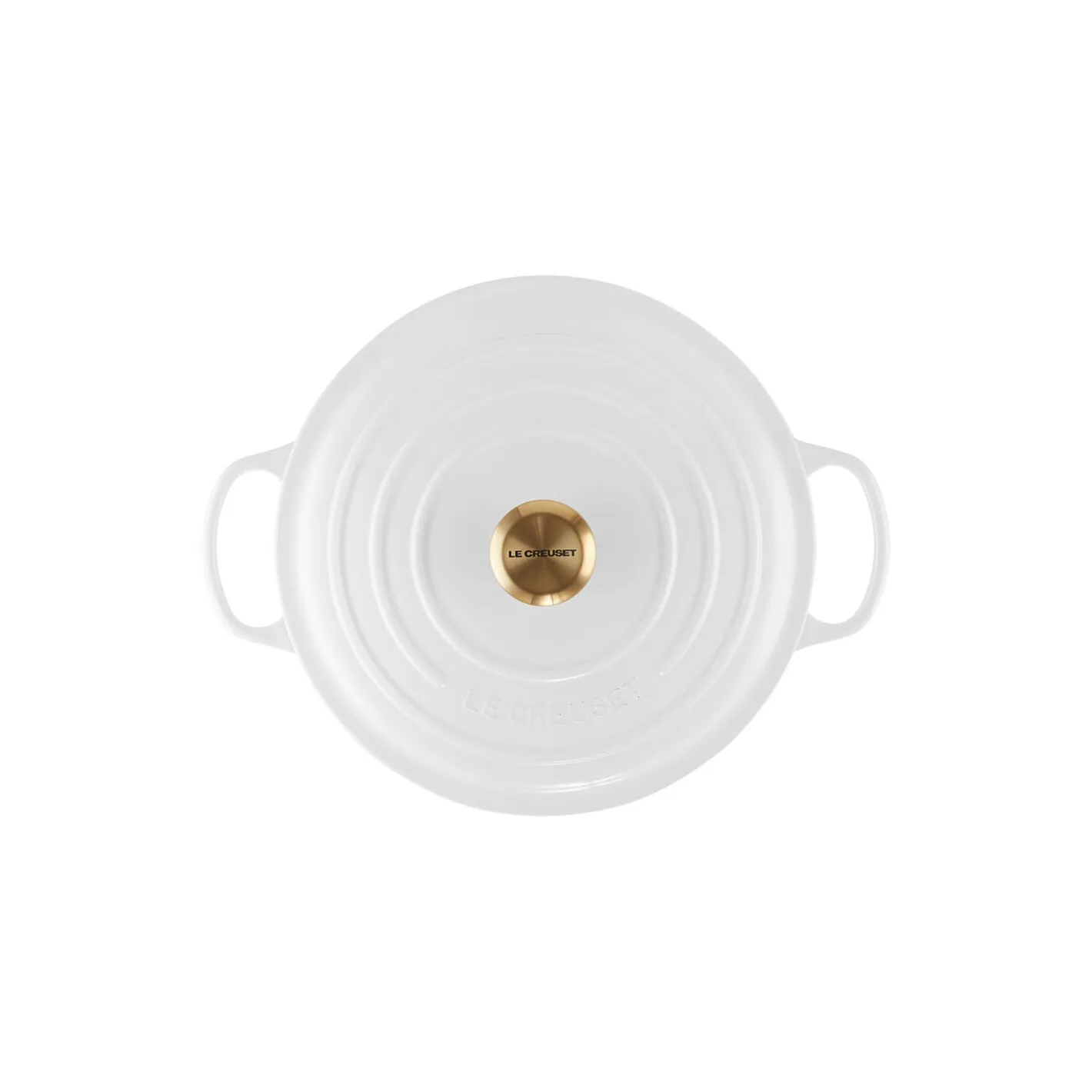 Discount Le Creuset Signature rund gryde Ø 28 cm, white