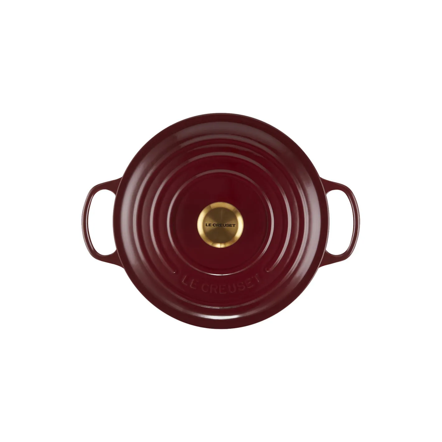 Best Le Creuset Signature rund gryde Ø 26 cm, garnet