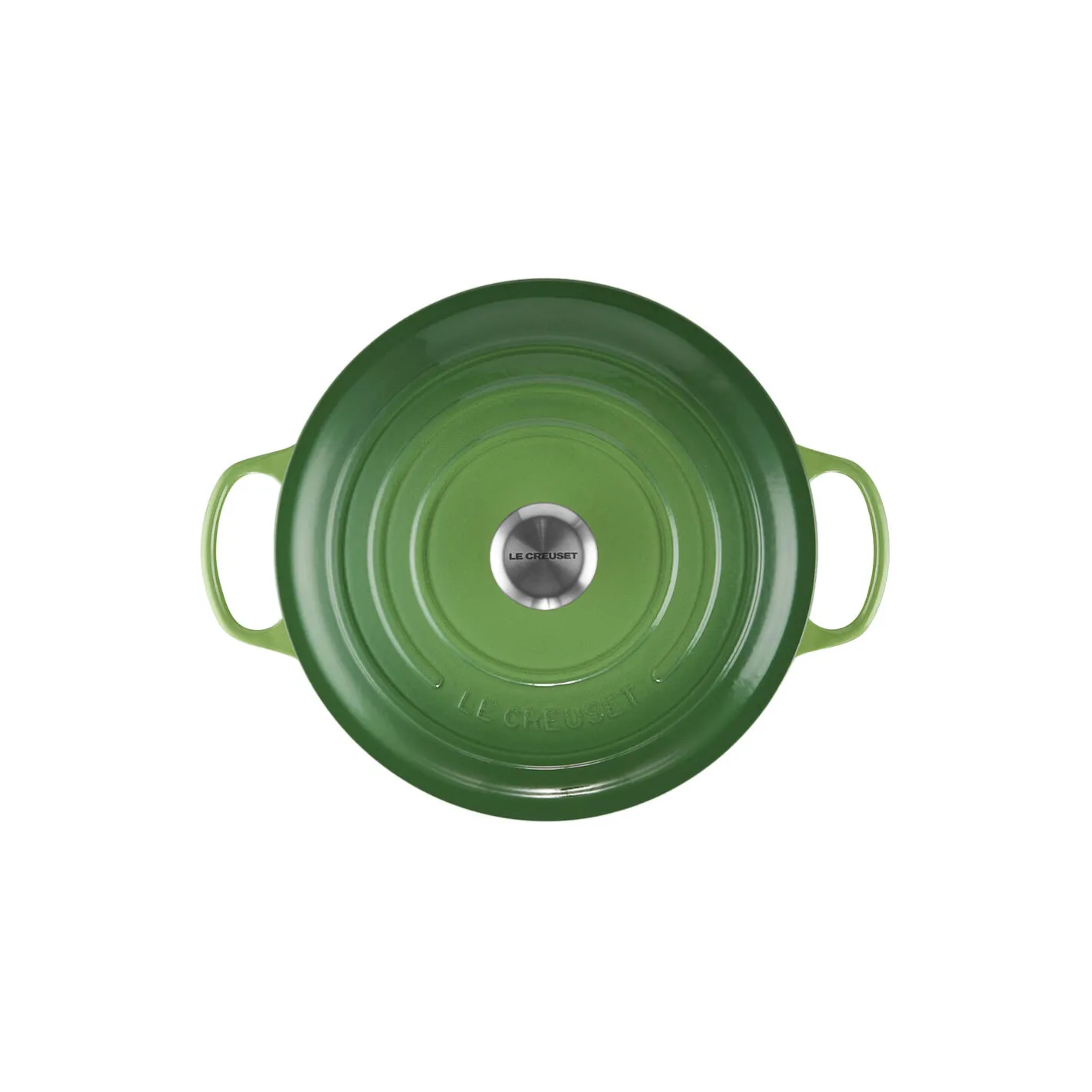 Clearance Le Creuset Signature rund gryde Ø 28 cm, bamboo green