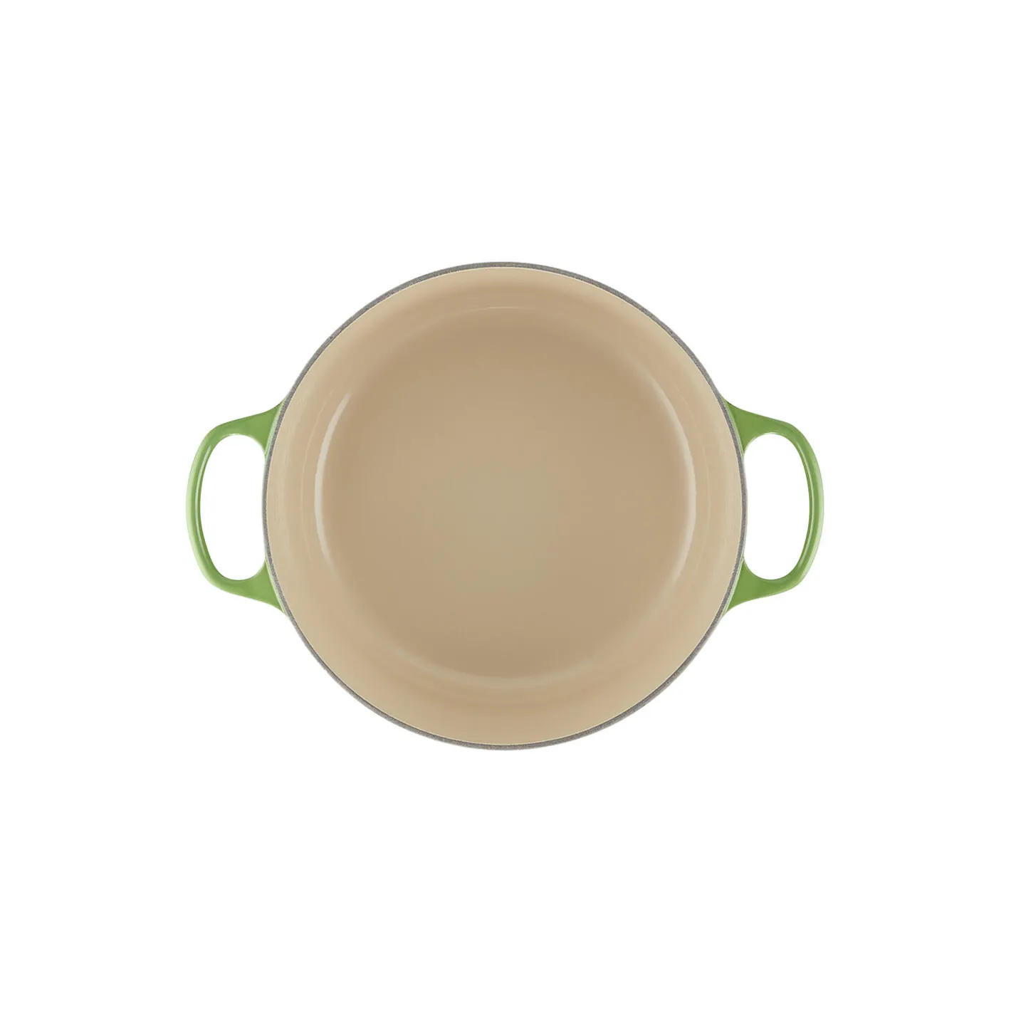 Clearance Le Creuset Signature rund gryde Ø 28 cm, bamboo green