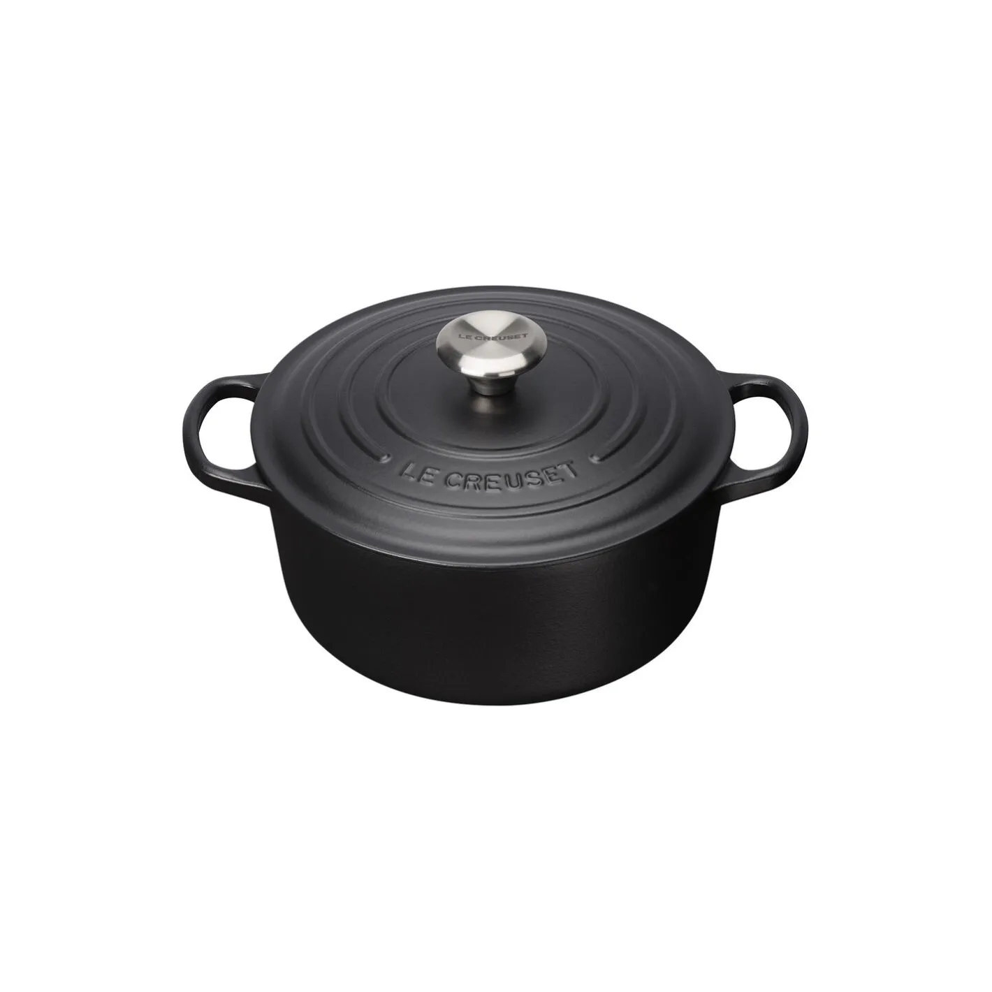 Le Creuset Signature rund gryde Ø 28 cm, matte black