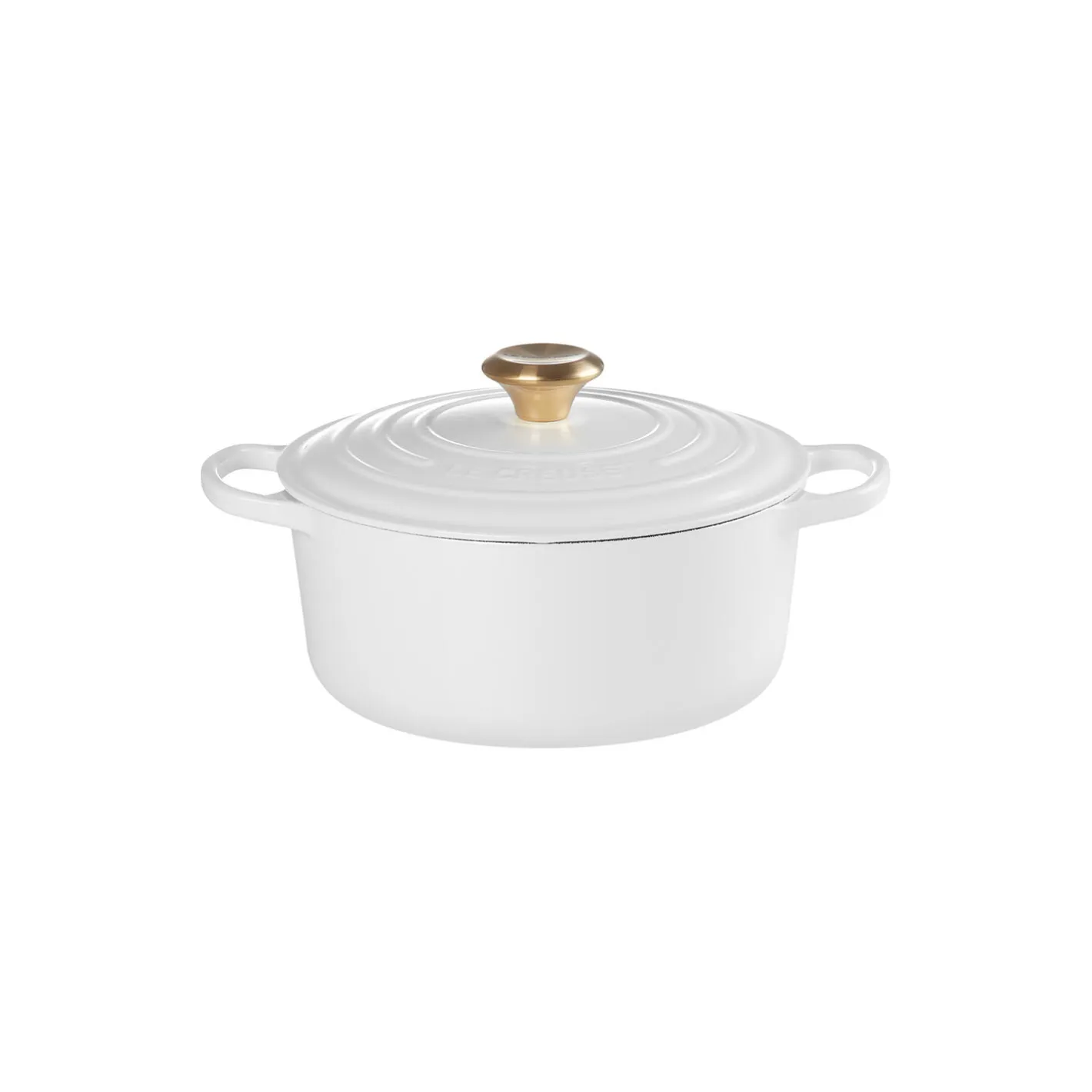 Hot Le Creuset Signature rund gryde Ø 24 cm, white